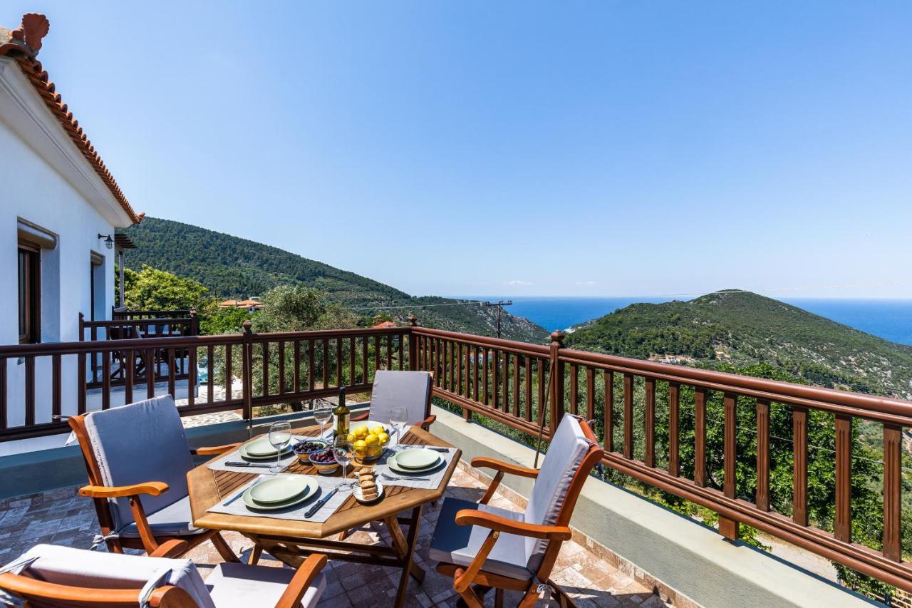 Villa Margini, Aegean Views , Pool Villa, Skopelos Exterior photo