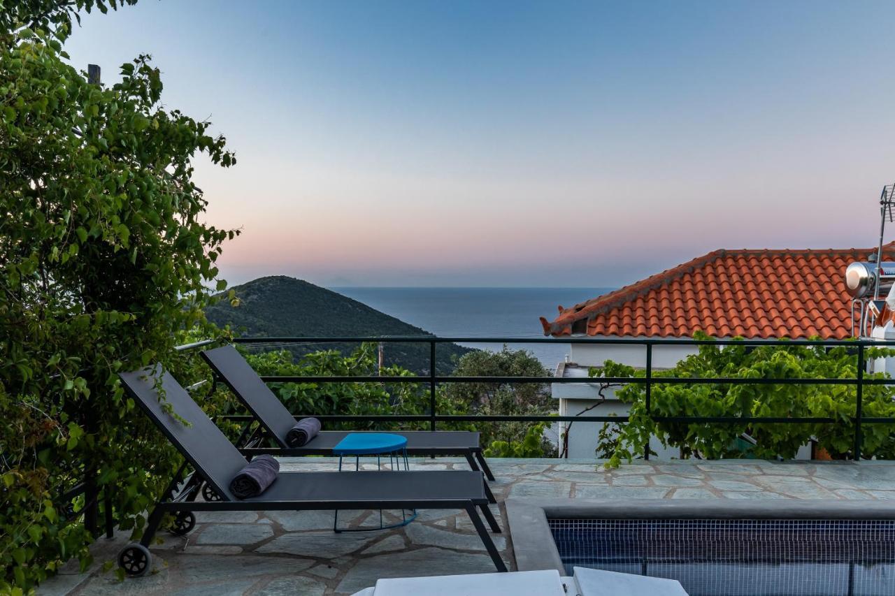 Villa Margini, Aegean Views , Pool Villa, Skopelos Exterior photo