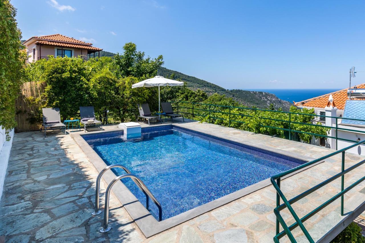 Villa Margini, Aegean Views , Pool Villa, Skopelos Exterior photo