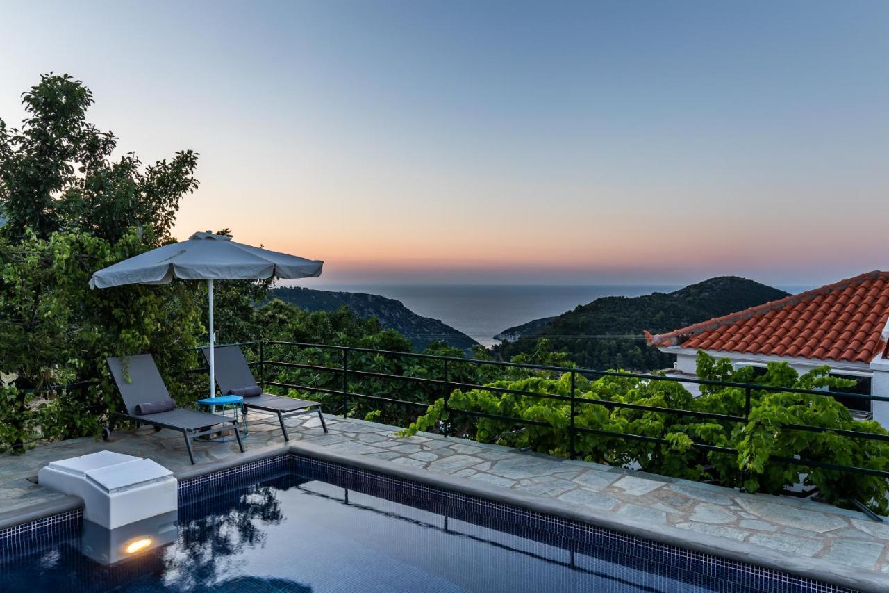 Villa Margini, Aegean Views , Pool Villa, Skopelos Exterior photo