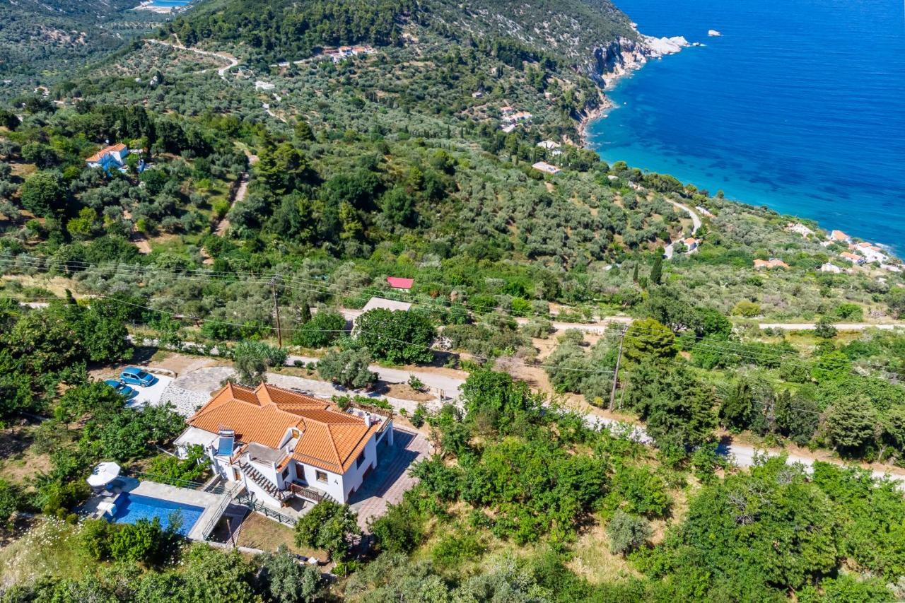 Villa Margini, Aegean Views , Pool Villa, Skopelos Exterior photo